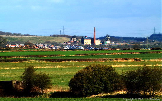 Pleasley Colliery from the south